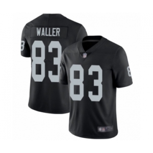 Men's Oakland Raiders #83 Darren Waller Black Team Color Vapor Untouchable Limited Player Football Jersey