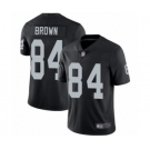 Men's Oakland Raiders #84 Antonio Brown Black Team Color Vapor Untouchable Limited Player Football Jersey