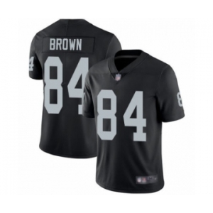 Men's Oakland Raiders #84 Antonio Brown Black Team Color Vapor Untouchable Limited Player Football Jersey