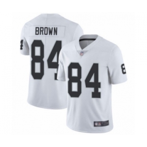 Men's Oakland Raiders #84 Antonio Brown White Vapor Untouchable Limited Player Football Jersey