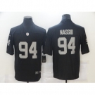 Men's Oakland Raiders #94 Carl Nassib Nike Black Limited Jersey