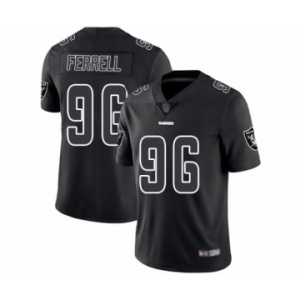 Men's Oakland Raiders #96 Clelin Ferrell Black Impact Limited Football Jersey