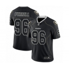 Men's Oakland Raiders #96 Clelin Ferrell Lights Out Black Limited Football Jersey