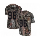 Men's Oakland Raiders #96 Clelin Ferrell Limited Camo Rush Realtree Football Jersey