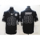 Men's Oakland Raiders #98 Maxx Crosby Black 60th Anniversary Vapor Untouchable Limited Jersey