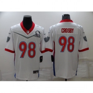 Men's Oakland Raiders #98 Maxx Crosby Nike Royal 2022 NFC Pro Bowl Limited Player Jersey