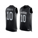 Nike Oakland Raiders #10 Seth Roberts Black Team Color Men's Stitched NFL Limited Tank Top Jersey