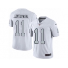 Nike Oakland Raiders #11 Sebastian Janikowski White Men's Stitched NFL Limited Rush Jersey