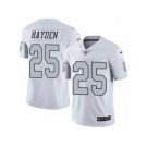 Nike Oakland Raiders #25 D.J. Hayden White Men's Stitched NFL Limited Rush Jersey