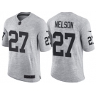 Nike Oakland Raiders #27 Reggie Nelson 2016 Gridiron Gray II Men's NFL Limited Jersey