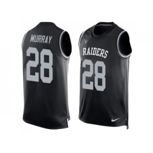 Nike Oakland Raiders #28 Latavius Murray Black Team Color Men's Stitched NFL Limited Tank Top Jersey