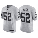 Nike Oakland Raiders #52 Khalil Mack 2016 Gridiron Gray II Men's NFL Limited Jersey