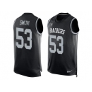 Nike Oakland Raiders #53 Malcolm Smith Black Team Color Men's Stitched NFL Limited Tank Top Jersey