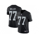 Nike Oakland Raiders #77 Kolton Miller Black Team Color Men Stitched NFL Vapor Untouchable Limited Jersey