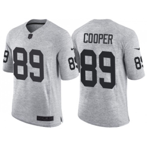 Nike Oakland Raiders #89 Amari Cooper 2016 Gridiron Gray II Men's NFL Limited Jersey