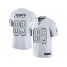 Nike Oakland Raiders #89 Amari Cooper White Men's Stitched NFL Limited Rush Jersey