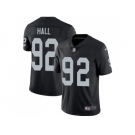 Nike Oakland Raiders #92 P.J. Hall Black Team Color Men Stitched NFL Vapor Untouchable Limited Jersey