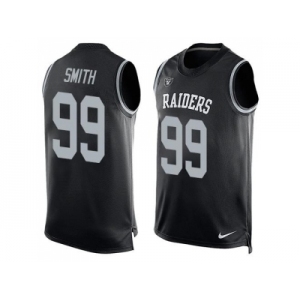 Nike Oakland Raiders #99 Aldon Smith Black Team Color Men's Stitched NFL Limited Tank Top Jersey