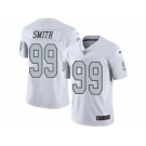 Nike Oakland Raiders #99 Aldon Smith White Men's Stitched NFL Limited Rush Jersey