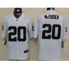 nike nfl jerseys oakland raiders #20 darren mcfadden white[nike limited]