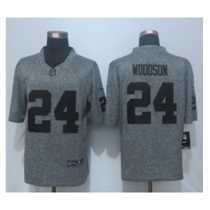 nike nfl jerseys oakland raiders #24 woodson gray[nike Limited][woodson]