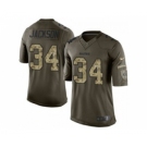 nike nfl jerseys oakland raiders #34 bo jackson army green[nike Limited Salute To Service]