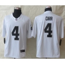 nike nfl jerseys oakland raiders #4 carr white[nike Limited]