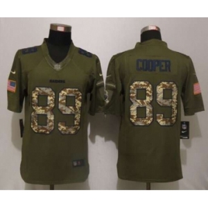 nike nfl jerseys oakland raiders #89 cooper army green[nike Limited Salute To Service][cooper]