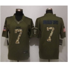 nike nfl jerseys philadelphia eagles #7 bradford army green[nike Limited Salute To Service][bradford]