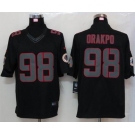 nike nfl jerseys washington redskins #98 orakpo black[nike limited]