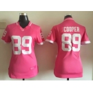 2015 Nike women Oakland Raiders #89 Cooper pink jerseys