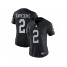 Women Nike Oakland Raiders #2 Giorgio Tavecchio Black Team Color Vapor Untouchable Limited Player NFL Jersey