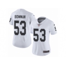 Women Nike Oakland Raiders #53 NaVorro Bowman White Vapor Untouchable Limited Player NFL Jersey