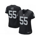 Women Nike Oakland Raiders #55 Marquel Lee Game Black Team Color NFL Jersey