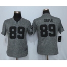 Women Nike Oakland Raiders #89 Amari Cooper Stitched Gridiron Limited Gray