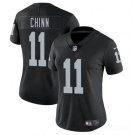 Women's Las Vegas Raiders #11 Jeremy Chinn Black 2025 Vapor Football Stitched Jersey