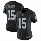 Women's Las Vegas Raiders #15 Kyle Philips Black 2025 Vapor Football Stitched Jersey