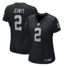 Women's Las Vegas Raiders #2 Ashton Jeanty Black 2025 F.U.S.E. Vapor Stitched Football Jersey