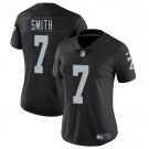 Women's Las Vegas Raiders #7 Geno Smith Black 2025 Vapor Football Stitched Jersey
