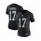 Women's Nike Oakland Raiders #17 Dwayne Harris Black Team Color Vapor Untouchable Elite Player NFL Jersey