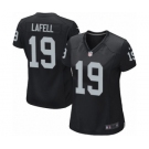 Women's Nike Oakland Raiders #19 Brandon LaFell Game Black Team Color NFL Jersey