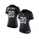 Women's Nike Oakland Raiders #20 Obi Melifonwu Limited Black Team Color NFL Jersey