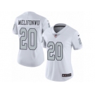 Women's Nike Oakland Raiders #20 Obi Melifonwu Limited White Rush NFL Jersey