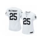 Women's Nike Oakland Raiders #25 Fred Biletnikoff Limited White NFL Jersey