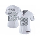 Women's Nike Oakland Raiders #28 Gareon Conley Limited White Rush NFL Jersey