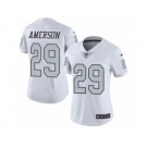 Women's Nike Oakland Raiders #29 David Amerson Limited White Rush NFL Jerse