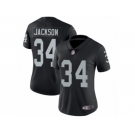 Women's Nike Oakland Raiders #34 Bo Jackson Vapor Untouchable Limited Black Team Color NFL Jersey