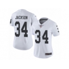 Women's Nike Oakland Raiders #34 Bo Jackson Vapor Untouchable Limited White NFL Jersey