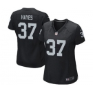 Women's Nike Oakland Raiders #37 Lester Hayes Black Team Color NFL Jersey