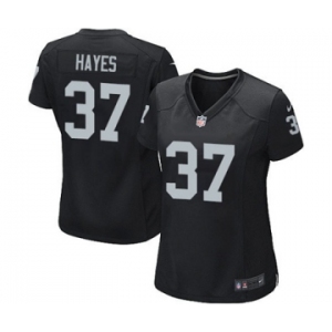 Women's Nike Oakland Raiders #37 Lester Hayes Black Team Color NFL Jersey